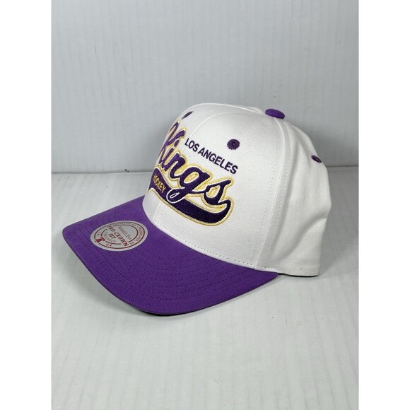 Mitchell & Ness Los Angeles Kings Tail Sweep Pro Vintage Snapback Hat Cap NWT - Picture 3 of 5